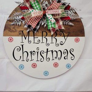 Christmas door signs